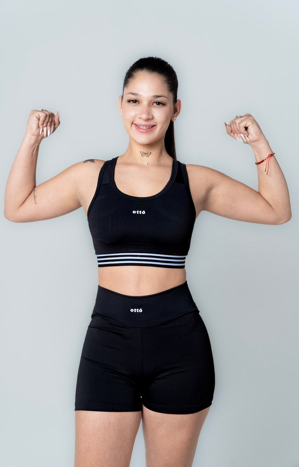 Conjunto short + top Negro