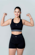 Conjunto short + top Negro