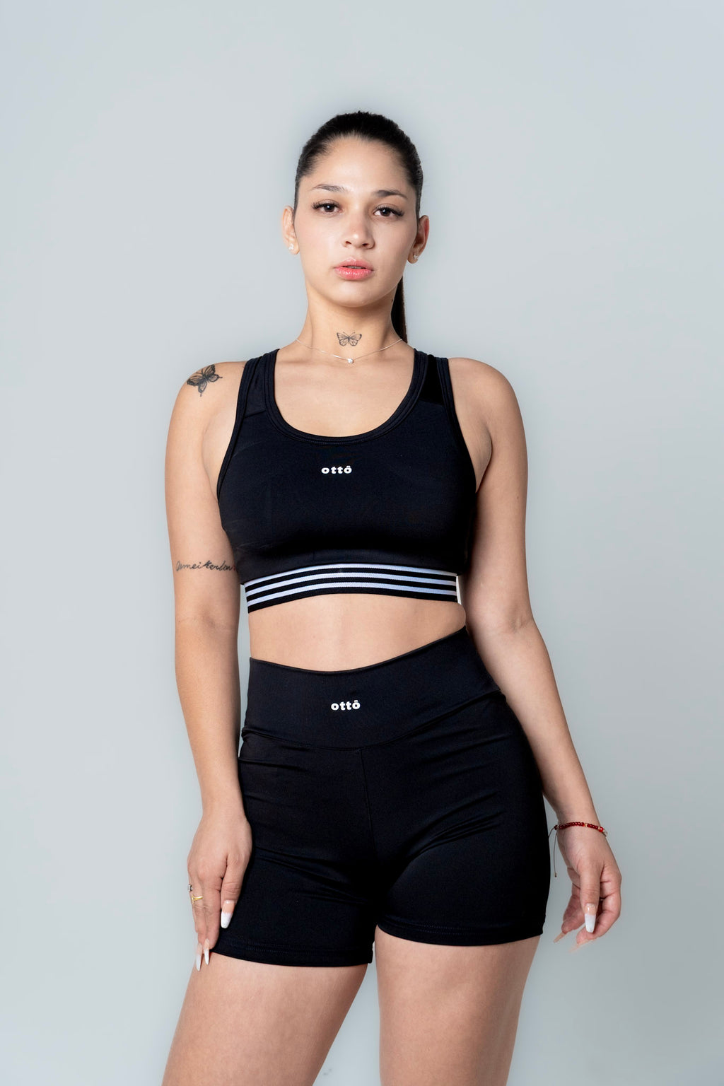 Conjunto short + top Negro