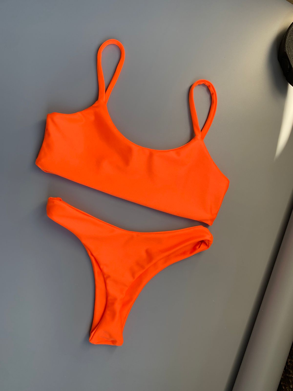 Bikini top + bottom colaless