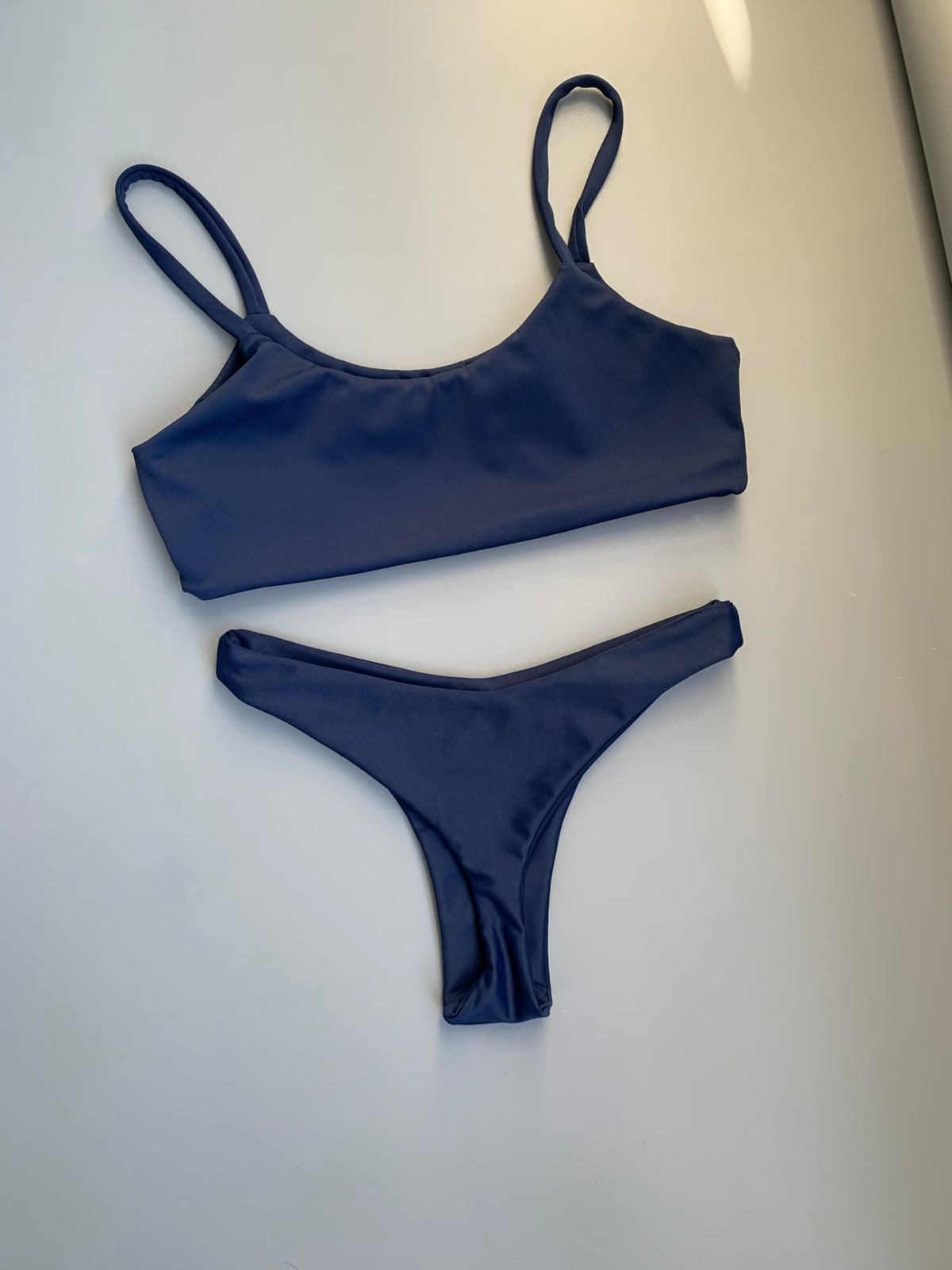 Bikini top + bottom colaless