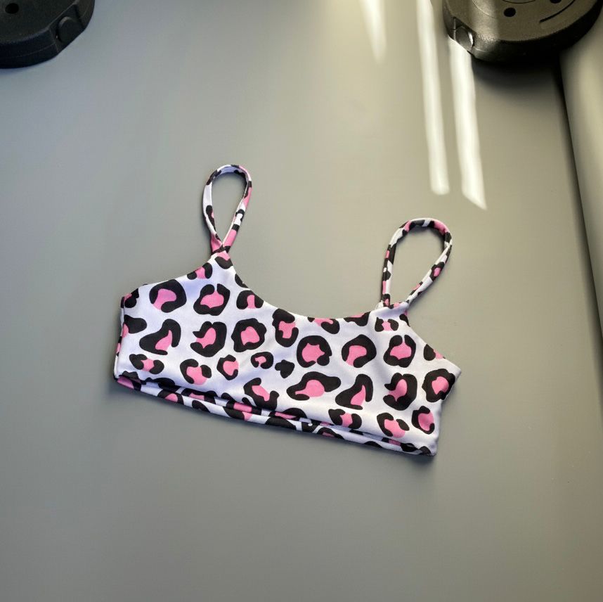 Tops de bikinis estampados