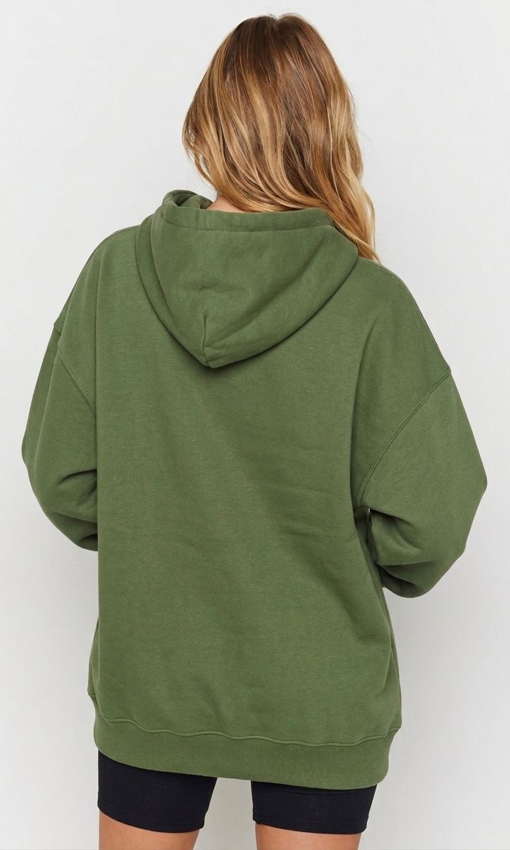 Poleron Verde militar Unisex