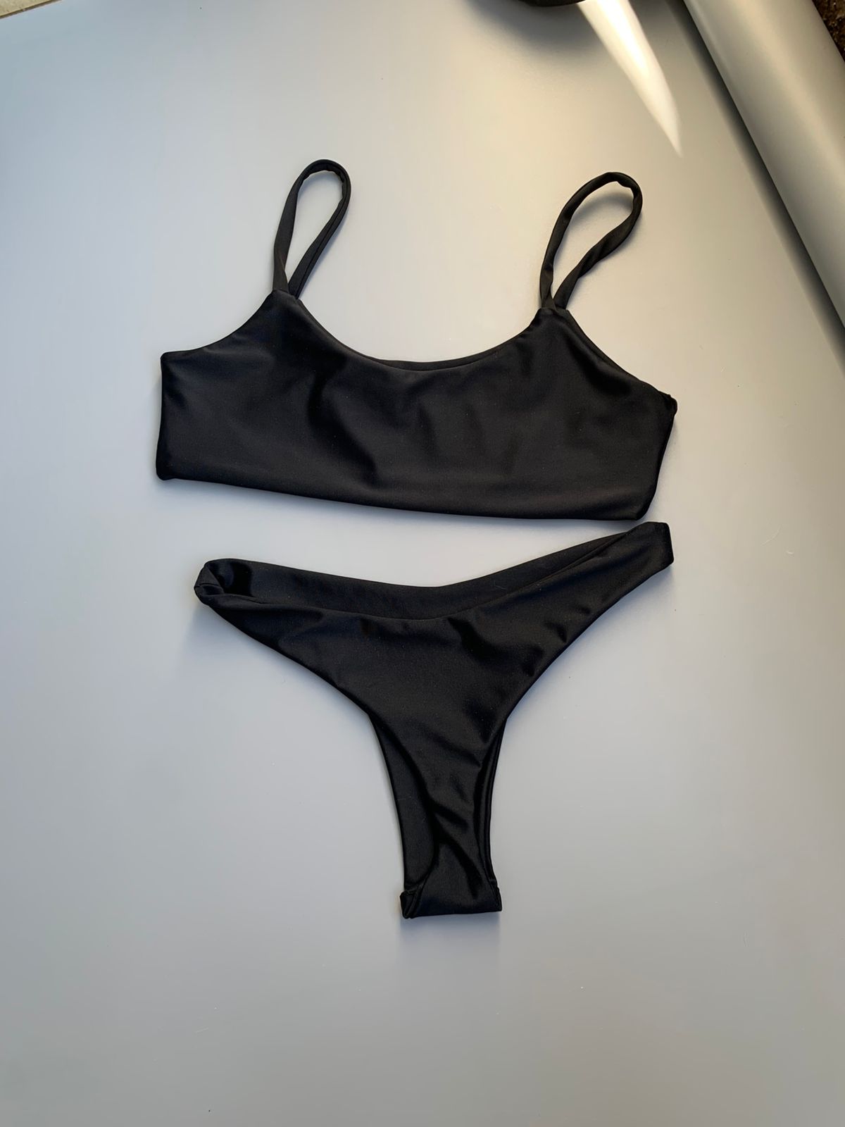 Bikini top + bottom colaless