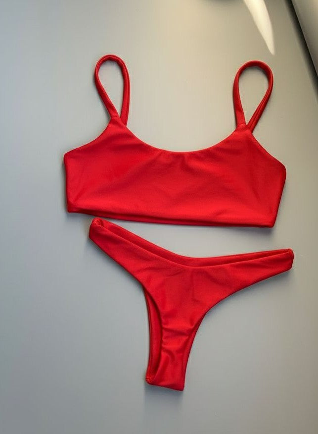 Bikini top + bottom colaless