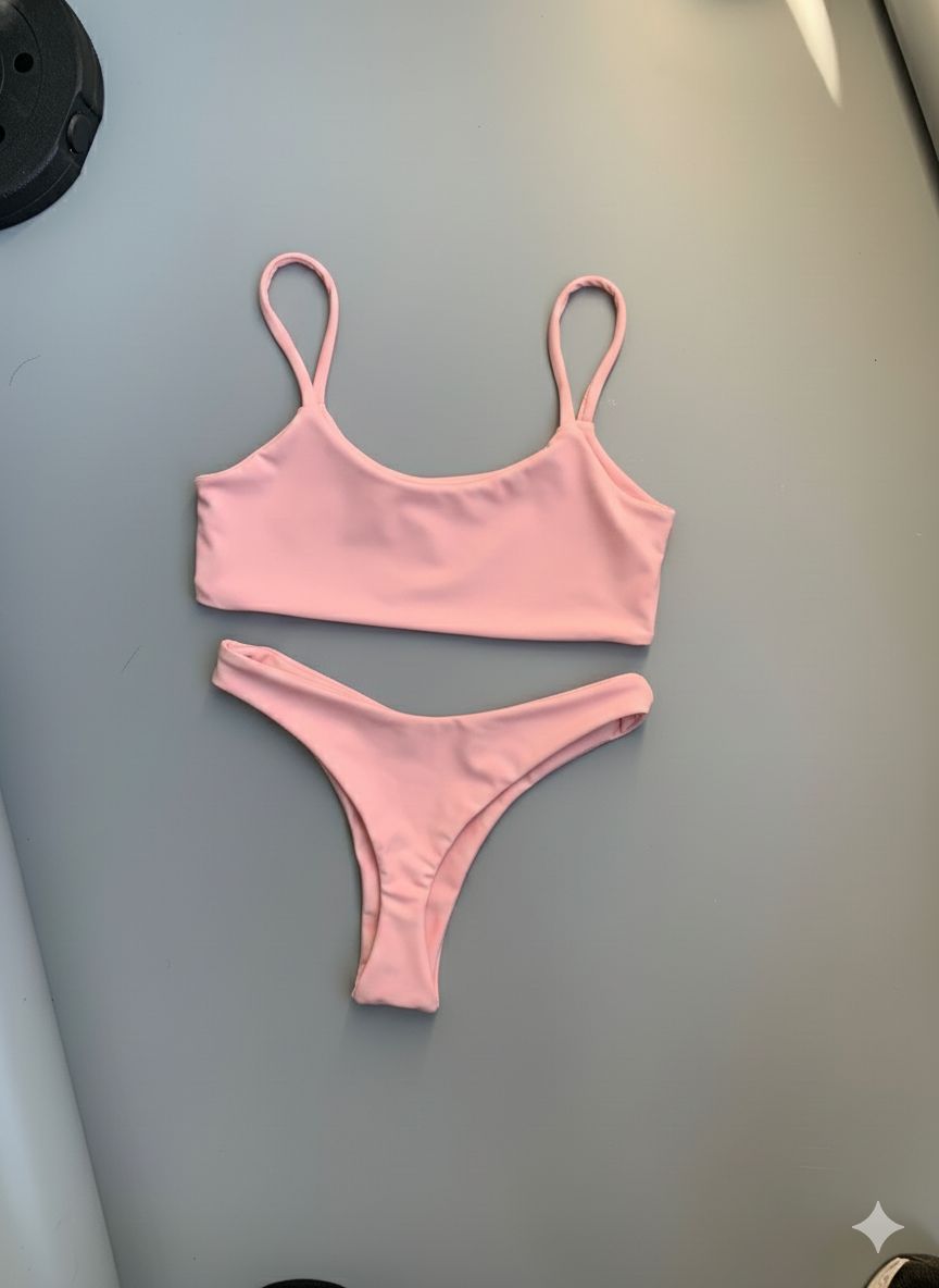 Bikini top + bottom colaless