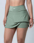 Faldas short ajustada verde musgo